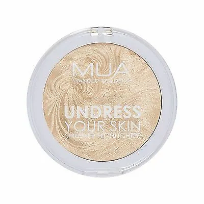 MUA Highlighter Pressed Powder Shimmer Undress Your Skin UYS Blusher Lightweight • £4.95