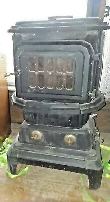Vintage Antique Style Heavy Cast Iron Wood Stove- Works Great! • $999