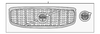 New Genuine Volvo S60 V60 Front Bumper Hood Upper Grille  2019-2022 32133814 • $377.93