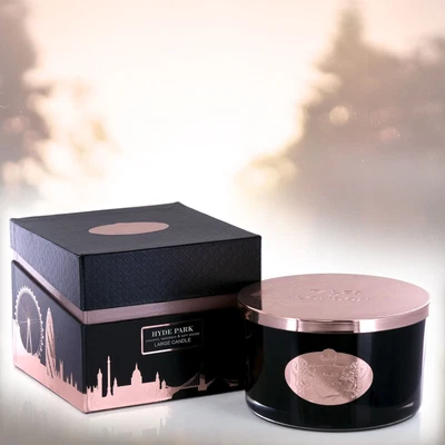 £37.99 • Buy Ashleigh & Burwood Luxury 400g Scented Candle  Hyde Park Floral 3 Wick Gift Box