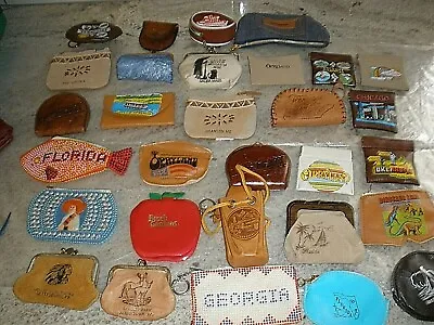 Vintage Coin Purse Wallets Places Around The Country MOST NEW (YOU CHOOSE) • $11