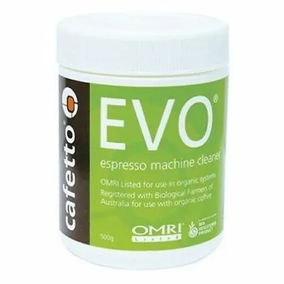 CAFETTO EVO Organic Espresso Coffee Machine Cleaner Powder Backflushing 500g • $24.99