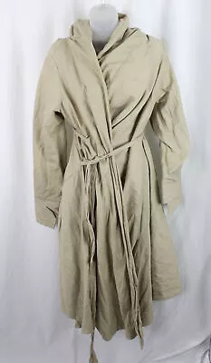 Marni Women's Beige Cotton Blend Wrap Tie Close Long Sleeve Jacket Size 40 6 • $233.10