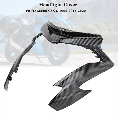 Carbon Front Nose Headlight Cover Fairing For Suzuki GSX-S 1000 2015-2020 F1 • $81.79