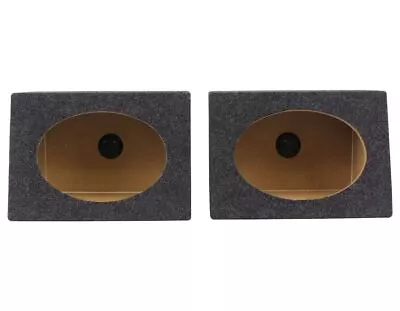 Rockville RS6x9PR Pair Of Car Audio 6x9  Wedge Sealed Speaker Box Enclosures • $34.95