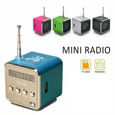 Accessories Mini FM Radio Car Radio Retro Speaker Bluetooth Speaker MP3 Player • $20.79