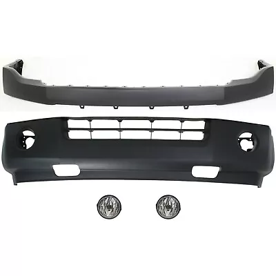 Bumper Cover Fog Light Kit For 2007-2014 Ford Expedition Front Upper And Lower • $251.75