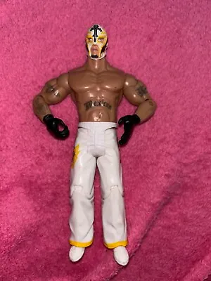 WWE WWF Rey Mysterio JAKKS PACIFIC White Pants Figure • $13.40