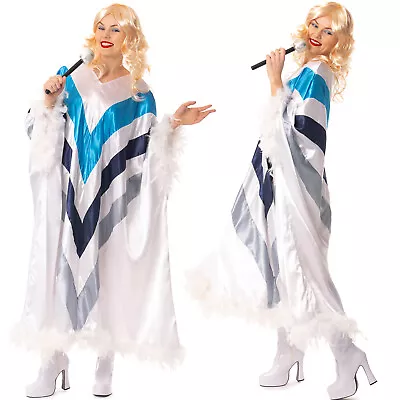 70s Disco Eurovision 1970's Popstar Trooper Poncho Cape Costume  • £24.99