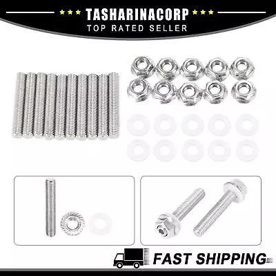 Piece Of 10 Exhaust Manifold Bolt Stud Hardware For Toyota Camry For Honda Fit • $16.91