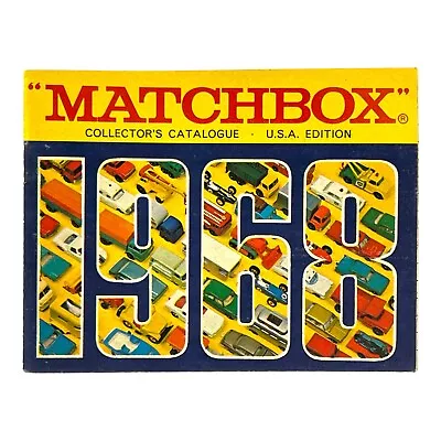 1968 Matchbox Collectors Catalog USA Edition • $9.99