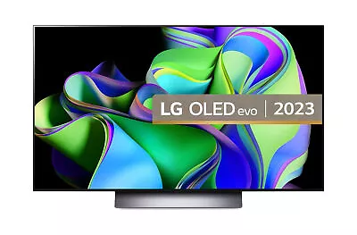 LG OLED65C34LA 65 Inch OLED Evo 4K Ultra HD HDR Smart TV Freeview Play Freesat • £1599