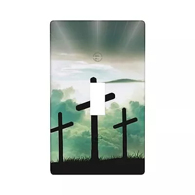 Religious Christian Pattern Single Toggle Light Switch Plate Covers Decorativ... • $20.11
