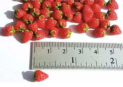 Barbie Dollhouse Miniature Food Mini Strawberry Tiny Fruit Vegetable Lot 👻🧲 8M • $9.97