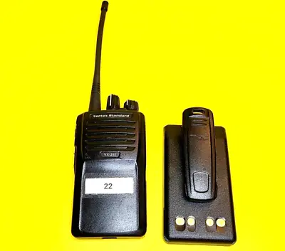 Motorola Vertex Standard Vx-261 Portable Handheld Two Way 16ch Radio W/battery • $57.22