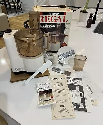 Regal La Machine 1 - FOOD PROCESSOR #V813 Complete Original W/Box - Tested! • $47.98