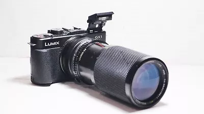 80-200mm= Lens 160-400mm On Panasonic G Lumix HD Micro Digital SLR G7 GH3 PEN G6 • £45.17