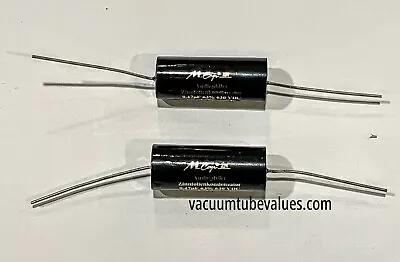 PAIR TWO Mundorf MCap ZN Classic 0.47 Mfd Uf Tin Foil Capacitor 630V • $36.95