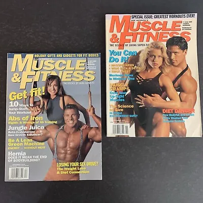 1994 • Muscle And Fitness Magazine •  Lot Of 2 • DEC NOV •   #MUSF-41 • $29.99