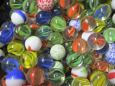 Wholesale Glass Shooters Marbles By The Pound! ONLY $4.99 Per Lb.1 INCH • $4.99