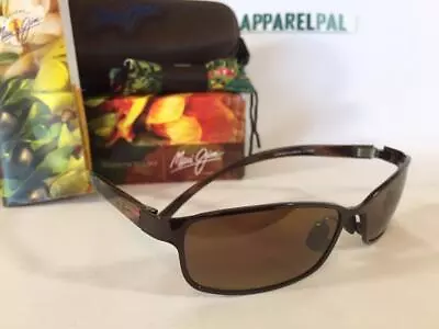 New Maui Jim SHORELINE Polarized Sunglasses 114-25 Copper/HCL Bronze Rare • $359