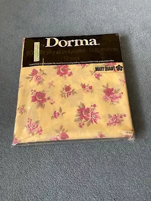 Dorma  Designed By Mary Quant 'Chablis' Flat Sheet For 4' 6  Double Bed • £23