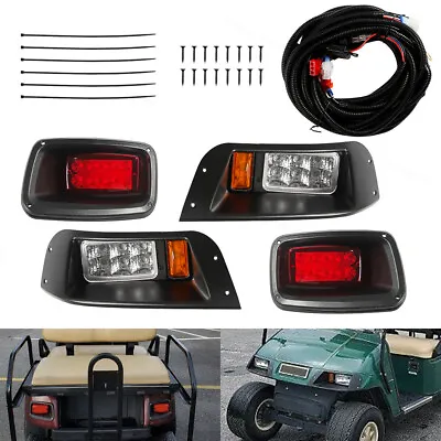Golf Cart LED Headlight Tail Light Kit Fit For EZGO TXT 1996-2013 Gas / Elect • $58.88