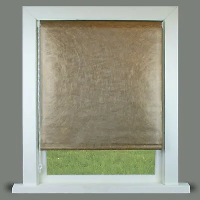 £22.99 • Buy Gold Sheer Roller Blind - FREE CUT TO SIZE SERVICE