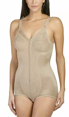 New Naturana White Or Beige Seamless Shaping Nonwired Lace Corselette Bodysuit  • £19.99