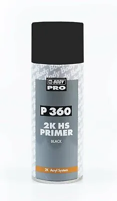 HB Body P360 2K HS Primer Filler Spray Paint Black Aerosol 400mL • $29.99