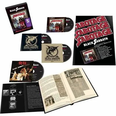 Black Sabbath - Sabotage (Super Deluxe Ed. 4CD Box Set W. Concert Book Poster + • $172.49