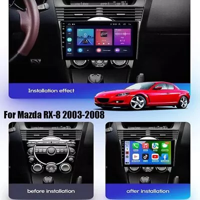 For Mazda RX-8 2003-2008 Android 13 Carplay Car Stereo Radio GPS Head Units+Cam • $133.75