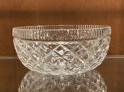 Waterford Crystal Large Bowl KILLEEN Pattern Candy Dish 8” • $54.99