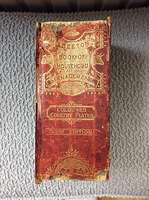 Antique MRS BEETON'S BOOK OF HOUSEHOLD MANAGEMENT New Edition 1915 Ward Lock & C • £10