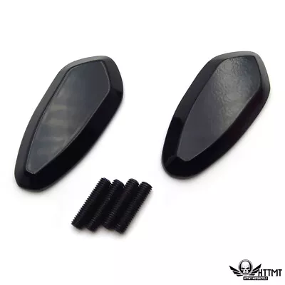 Mirror Block Off Base Plates 5mm For 1999-2007 Yamaha R6 Yzf-R6 Yzfr6 Black • $12.83