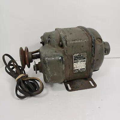 Vintage Leland Electric Motor 1 Phase 1/5 HP 115V/230V 1725RPM  Gasoline Pump • $249.99