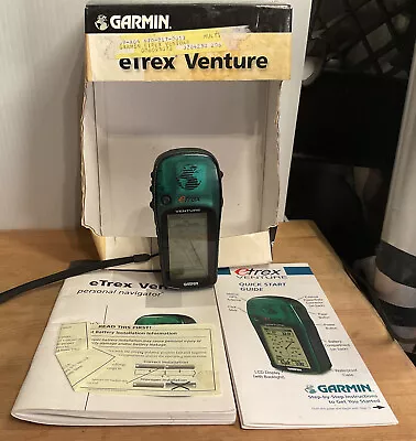 Garmin ETrex Venture Handheld GPS Green - Tested GUC • $25.85