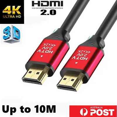 1.5M 3M 5M 10M HDMI Cable V2.0 Ultra HD 4K 2160p 1080p High Speed Ethernet HEC A • $10.99