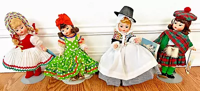Set Of Four Vintage Madame Alexander Little Women 8” International Dolls • $14.99