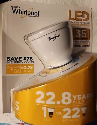 Whirlpool Par20 LED Spot Bulb Indoor Dimmable*BRAND NEW • $10.99