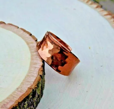 Copper Adjustable Ring - Arthritis Hammered Copper Adjustable Ring • $16.95