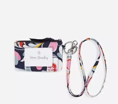 Vera Bradley MOD PAISLEY Zip Id & Lanyard (New & SEALED)  • $14.95