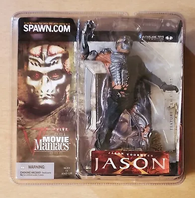 McFarlane Toys Movie Maniacs Jason X Kane Hodder Jason Voorhees 7  Action Figure • $159.95