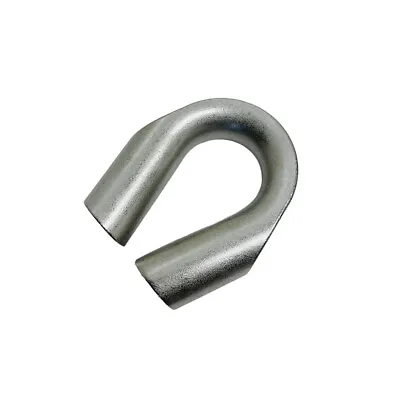 Stainless Steel Wire Rope Tube Thimble Heavy Duty Thimble For 1/2  Wire Rope  • $26.77