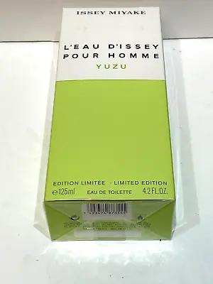 $124.99 • Buy Issey Miyake Yuzu L'eau D'issey Men Cologne LMT ETD EDT Spray 4.2 Oz NIB Sealed