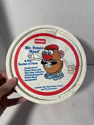 Playskool Vintage 1989 Mr. Potato Head & His Bucket Of Parts Completed 27 Pieces • $33.85