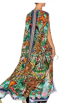 Camilla Jungle Book Split Front Maxi Kaftan  • $450