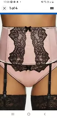 Ann Summers Aleece Peach Suspender Waspie  Small 8 - 10    NWT • £2.25