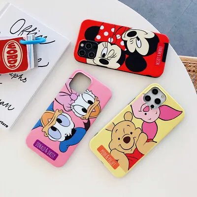 Mickey Minnie Mouse Daisy Duck Donald Duck Scrub Soft PhoneCase For IPhone 15Pro • $8.27