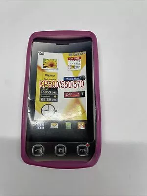 LG KP500 Kp 500 501 550 570 Cookie Gel Case Pink • £6.99